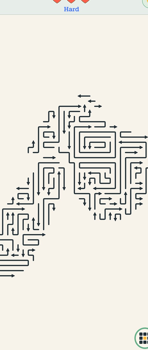 Find the Path Arrow Clues puzzle board